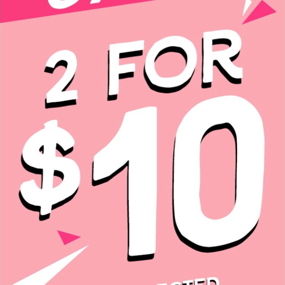 2 / $10 Sale!